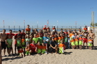 Школьники посетили пляжную тренировку «Сибиряка»